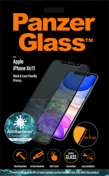 Защитное стекло PanzerGlass для Apple iPhone XR/11 с эффектом конфиденциальности