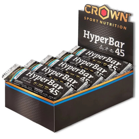 CROWN SPORT NUTRITION Hyper 45 Neutral Energy Bars Box 60g 10 Units