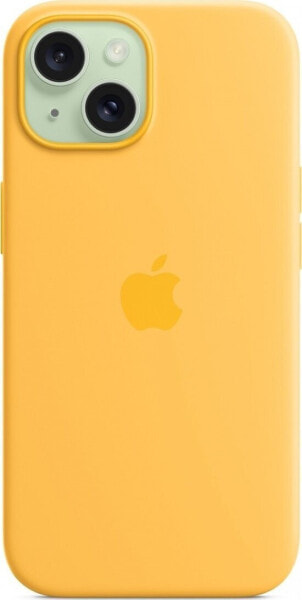 Apple Apple iPhone 15 Silicone Case with MagSafe sunshine