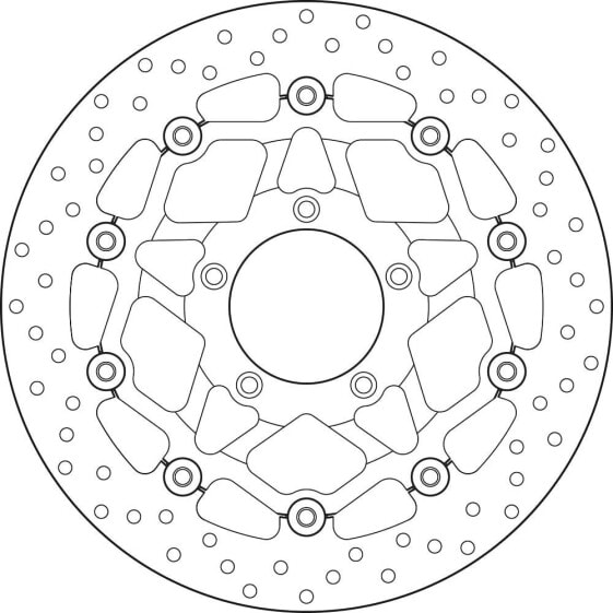 BREMBO 78B40889 Floating Front Brake Disc