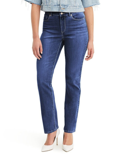 Women's Classic Mid Rise Straight-Leg Jeans in Long Length