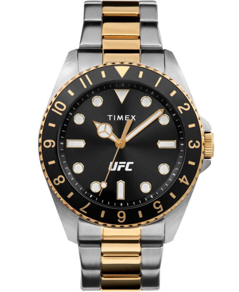 UFC Men's Quartz Debut Stainless Steel Two-Tone Watch, 42mm