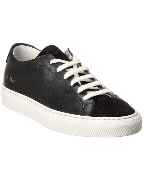 Common Projects Original Achilles Leather & Suede Sneaker Women's Black 40