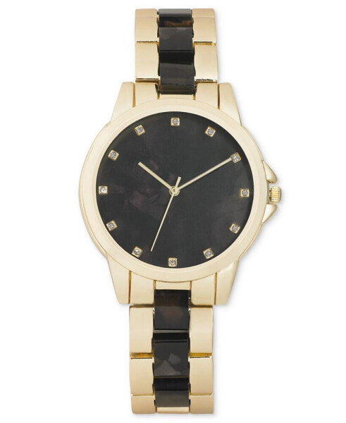 Women's Marble & Gold-Tone Bracelet Watch 38mm, Created for Macy's