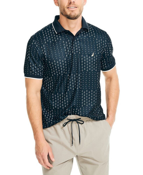 Men's Navtech Classic-Fit Printed Performance Polo Shirt