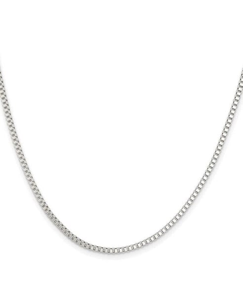 Stainless Steel Polished 2mm Box Chain Necklace