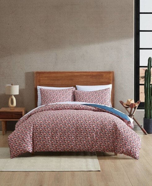 Одеяло с наволочками Wrangler Prairie Floral Cotton Reversible 3 Piece, размер Full/Queen