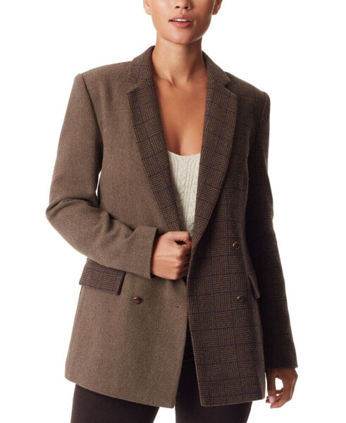 Women's Braelynn Relaxed Double-Breasted Blazer