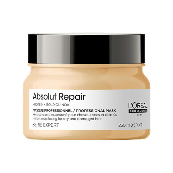 Serie Expert Absolut Repair Gold Quinoa + Protein Intensive Regenerating Mask for Damaged Hair (Instant Resurfacing Mask)