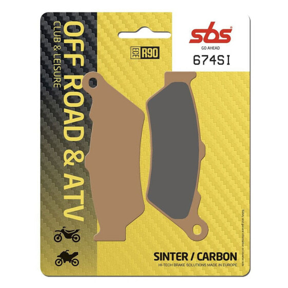 SBS Offroad Hi-Tech 674SI Carbon Sintered Brake Pads