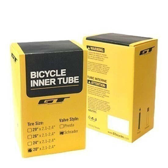 Велокамера GT Schrader Inner Tube 20´´x2.10´´-2.40´´