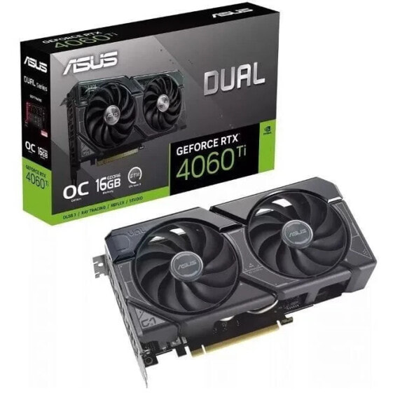 ASUS Grafikkarte Dual GeForce RTX 4060 Ti OC Edition 16 GB GDDR6