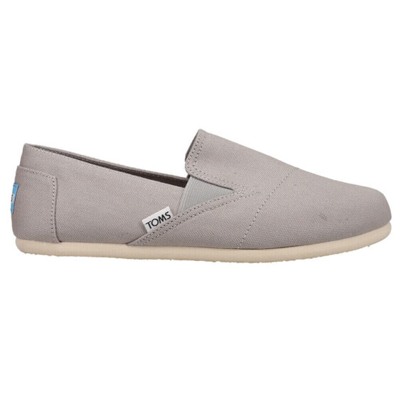 TOMS Redondo Slip On Womens Grey Flats Casual 10013777T