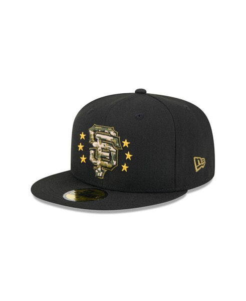 Men's Black San Francisco Giants 2024 Armed Forces Day On-Field 59FIFTY Fitted Hat