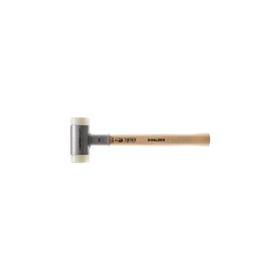 Halder Schonhammer SUPERCRAFT Länge 360 mm Kopf-Ø 40 mm Hickory rückschlagfrei hart Nylon weiß