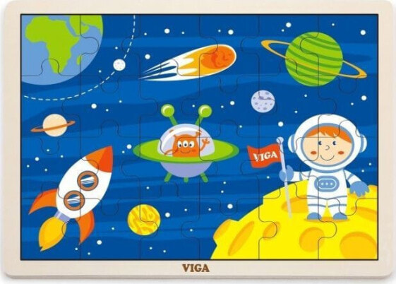 Пазл для малышей Viga 51461 - космическое приключение
