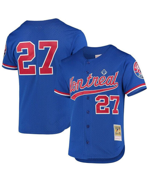 Men's Vladimir Guerrero Blue Montreal Expos 1997 Cooperstown Collection Mesh Batting Practice Jersey