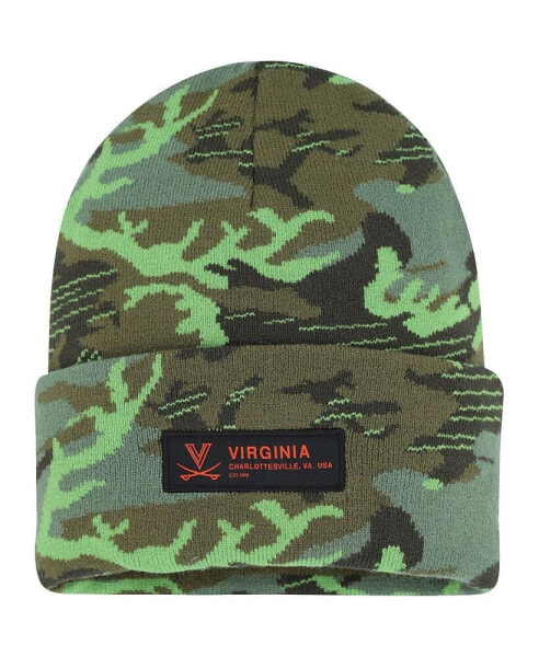 Men's Camo Virginia Cavaliers Veterans Day Cuffed Knit Hat