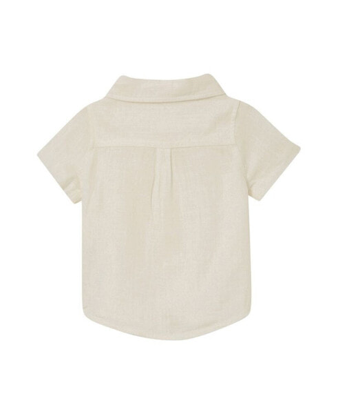 Baby Boys Leonard Linen Button Down Shirt