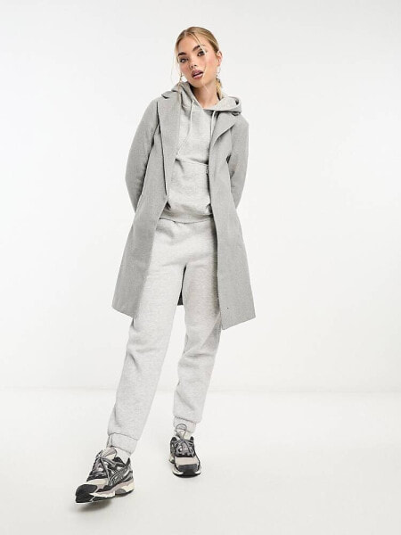 New Look formal coat in grey