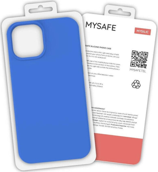 Mysafe MYSAFE ETUI SILIKONOWE IPHONE 7 PLUS / 8 PLUS NIEBIESKI PUDEŁKO