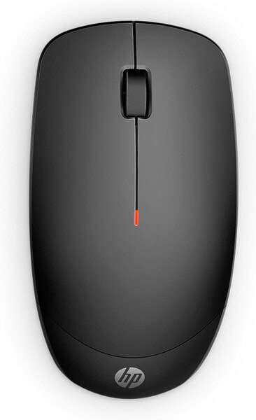 HP 235 Slim Wireless Mouse - Ambidextrous - Optical - RF Wireless - 1600 DPI - Black