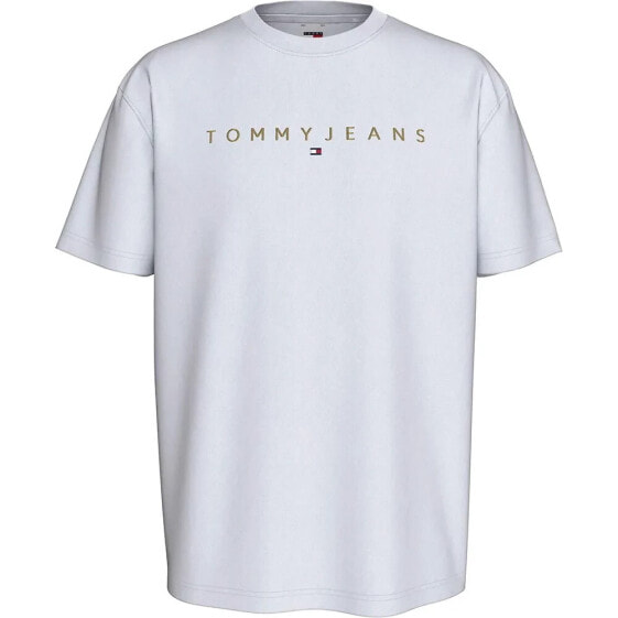 TOMMY JEANS Reg Gold Linear Logo Ext short sleeve T-shirt