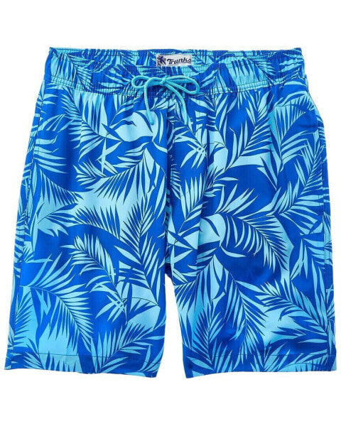 Trunks Surf & Swim Co. Comfort-Lined Swim Short Men's Blue S