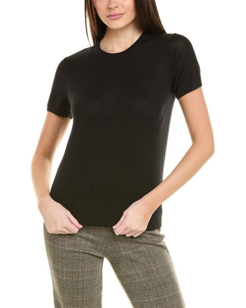 Brooks Brothers Wool T-Shirt Women's Black Xs