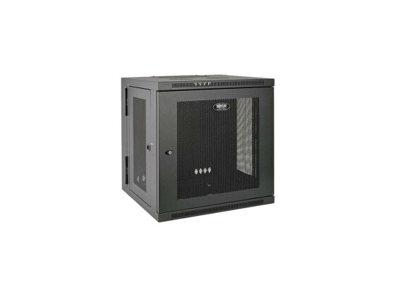 Tripp Lite 12U Wall-Mount Rack Enclosure Cabinet, Hinged Back, Low-Profile Switc