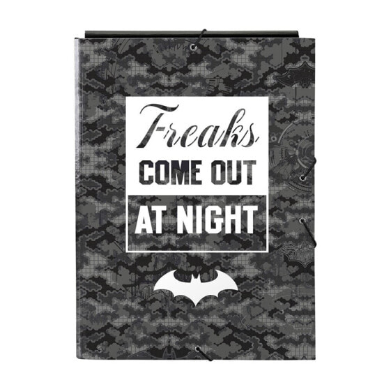 SAFTA Batman Night Folio Cardboard Binder With Flaps Folder