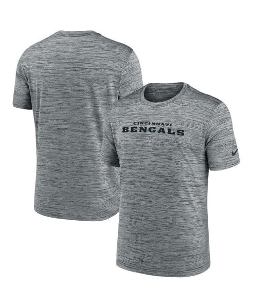 Men's Gray Cincinnati Bengals Velocity Performance T-shirt