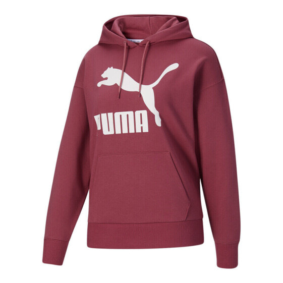 Puma Classics Logo Pullover Hoodie Womens Size S Casual Outerwear 531861-25