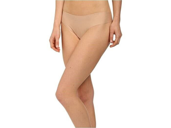 commando Women's 246820 Nude Butter Mid Rise Thong Underwear Size M