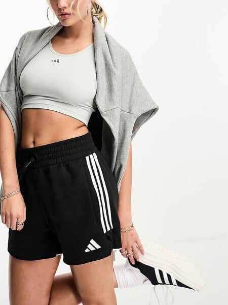 adidas Football Tiro shorts in black