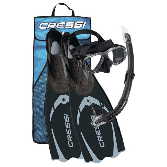 CRESSI Kit Pluma Perla Pluma Gamma Snorkeling Set