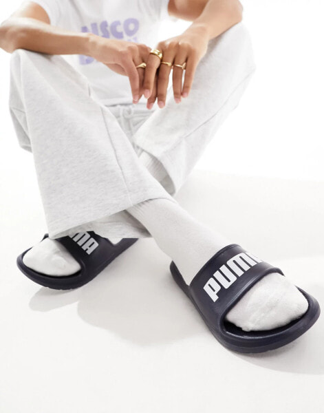 Puma Divecat v2 Lite sliders in navy