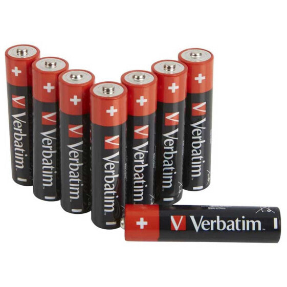 VERBATIM 1x8 Micro AAA LR 03 49502 Batteries