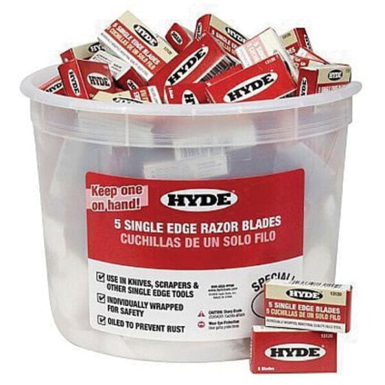 HYDE Razor Blade Pail 100 Units