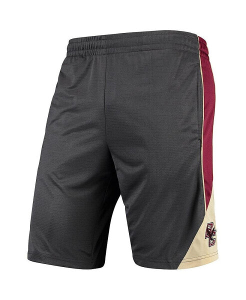 Men's Charcoal Boston College Eagles Turnover Team Shorts