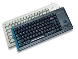 Cherry Slim Line Compact-Keyboard G84-4400 - Keyboard - 83 keys - Gray