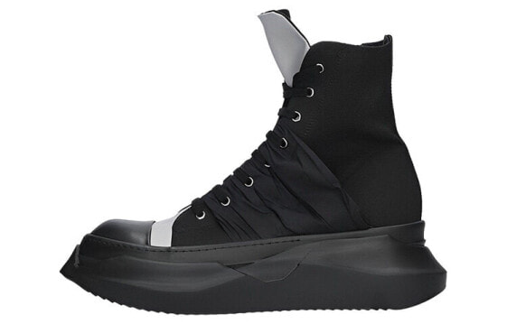 Черные высокие ботинки для мужчин RICK OWENS (RO) DU02A3840-FCEH1