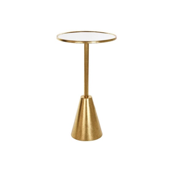 Side table DKD Home Decor Mirror Golden Metal (40 x 40 x 72 cm)
