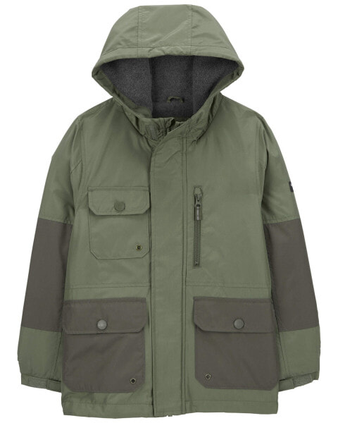 Kid Fleece-Lined Midweight Utility Jacket 6