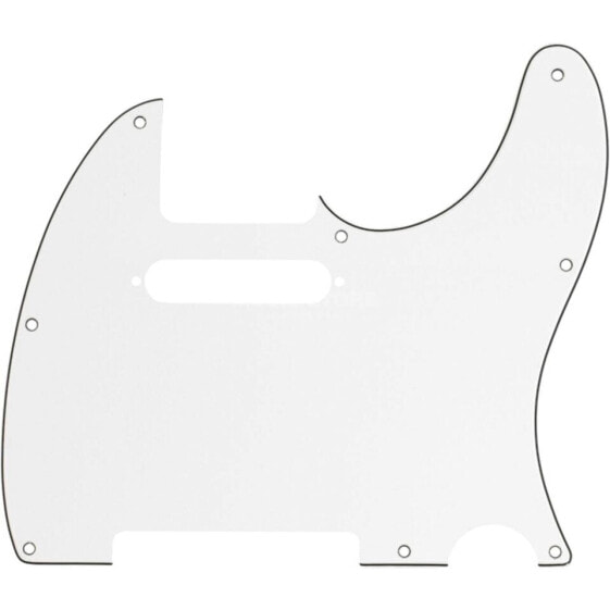 Fender Morn Style Pickguard Strat Parchment 3-Ply 8-Hole