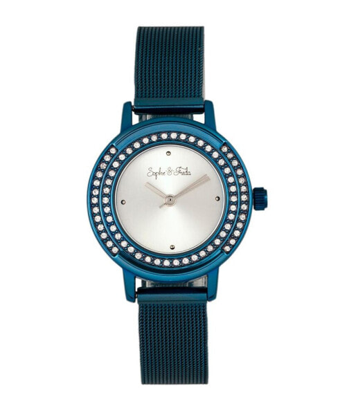Наручные часы Abingdon Co. Women's Elise Swiss Tri-Time Two-Tone Ion-Plated Stainless Steel Bracelet Watch 33mm.