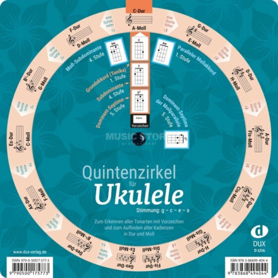 Edition Dux Quintenzirkel für Ukulele