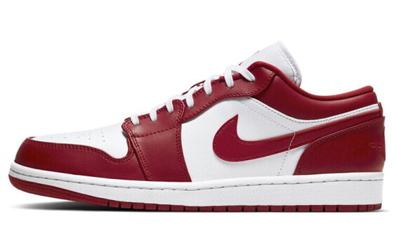 Jordan Air Jordan 1 “gym red“ 低帮 复古篮球鞋 男款 白红