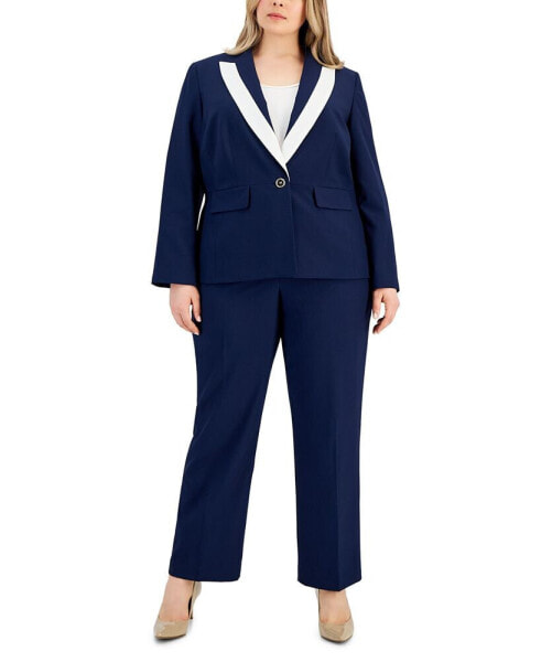 Костюм Le Suit Peak-Lapel Pantsuit