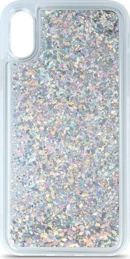 CASE ETUI LIQUID GLITTER TPU XIAOMI REDMI K30 SREBRNY standard